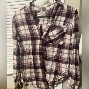 Women’s Burgundy Flannel